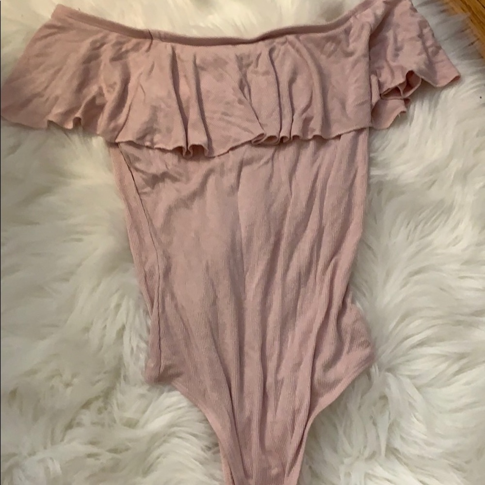 Off shoulder body suit